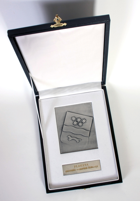 Plaketa i priznanje županije